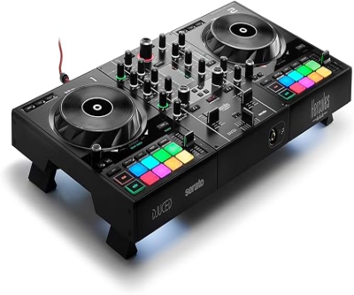 Hercules DJControl Inpulse 500 - 2-Deck DJ-USB-Controller für Serato DJ Lite und DJUCED